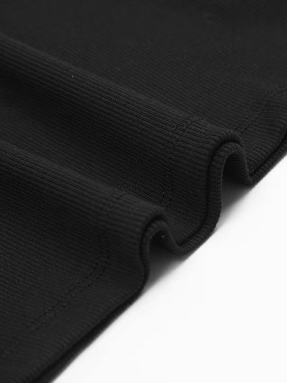 New LOEWE Anagram Embroidered Ribbed Tank Top Black Sleeveless Top - Picture 7 of 7